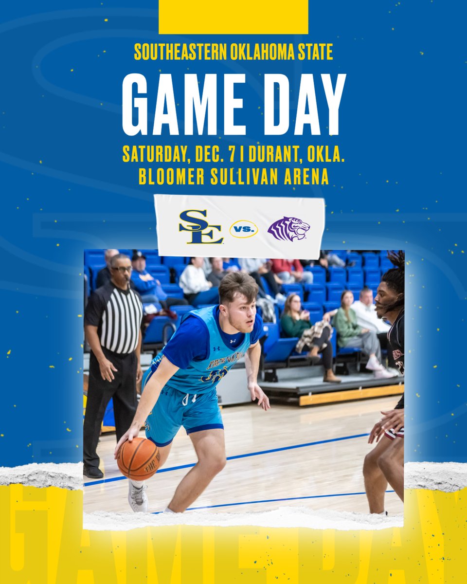 Southeastern Athletics (@gosoutheastern) on Twitter photo Storm vs. Tigers!
🆚 Ouachita Baptist
📍 Durant, Okla.
⏰ 3 p.m.
🏟️ Bloomer Sullivan Arena
🔗 gosoutheastern.com/coverage
<a href="/SavageStormMBB/">Savage Storm MBB</a> l #GoSoutheastern l #TakeCover Storm vs. Tigers!
🆚 Ouachita Baptist
📍 Durant, Okla.
⏰ 3 p.m.
🏟️ Bloomer Sullivan Arena
🔗 gosoutheastern.com/coverage
<a href="/SavageStormMBB/">Savage Storm MBB</a> l #GoSoutheastern l #TakeCover