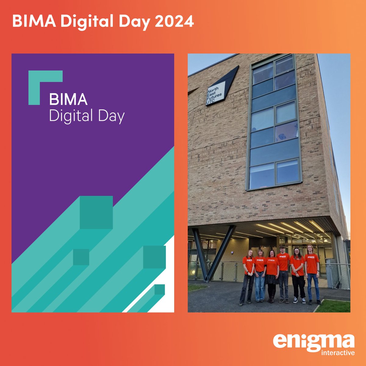 Enigma Interactive (@enigmaint) on Twitter photo 📢Inspiring future digital talent
We teamed up with our friends at North East Futures UTC in Newcastle to host an inspirational, action-packed day for students on <a href="/BIMA/">BIMA (British Interactive Media Association)</a> Digital Day 2024. Read the full story: lnkd.in/e9HViyjX #DigitalSkills 📢Inspiring future digital talent
We teamed up with our friends at North East Futures UTC in Newcastle to host an inspirational, action-packed day for students on <a href="/BIMA/">BIMA (British Interactive Media Association)</a> Digital Day 2024. Read the full story: lnkd.in/e9HViyjX #DigitalSkills