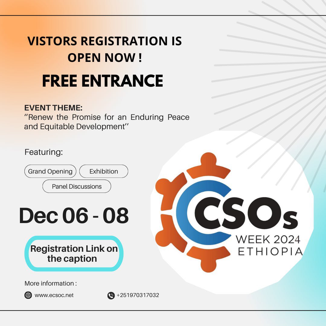 UKinEthiopia's tweet photo. This year’s #CSOWeek organised by @Eth_CSO_Council and ACSO opened today.
CSO's play an essential role delivering services to people, holding government to account and campaigning for the rights of Ethiopian citizens.
🇬🇧 is proud to support their work in 🇪🇹 https://t.co/6P7RbS9rSj