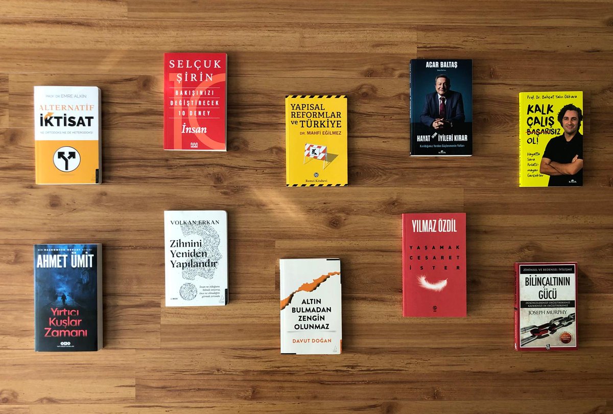 Yeni Yıl Kitap Çekilişi 2! 

10 kişiye çok sevilen yeni kitaplardan 
istediği 2 kitap hediye! 

Çekilişe katılıp kazanmak için: 
1. İstediğiniz 2 kitabı adını ve yazarını yorum kısmına yazmak 
2. Rt yapıp bu tweeti beğenmek 
3. 1 arkadaşını etiketlemek
4. Çok yorum yap şansını