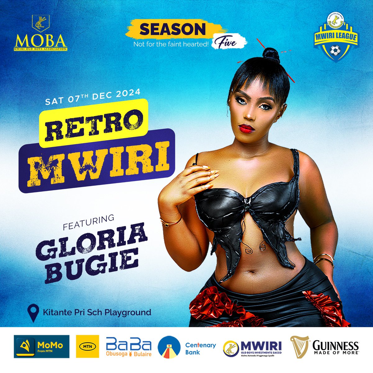 GLORIA BUGIE (@gloria_bugie) on Twitter photo Performing tomorrow at <a href="/MwiriLeague19/">Mwiri League</a> at Kitante Primary School grounds.
#ML5 #RetroMwiri #GOGABIGGEST Performing tomorrow at <a href="/MwiriLeague19/">Mwiri League</a> at Kitante Primary School grounds.
#ML5 #RetroMwiri #GOGABIGGEST