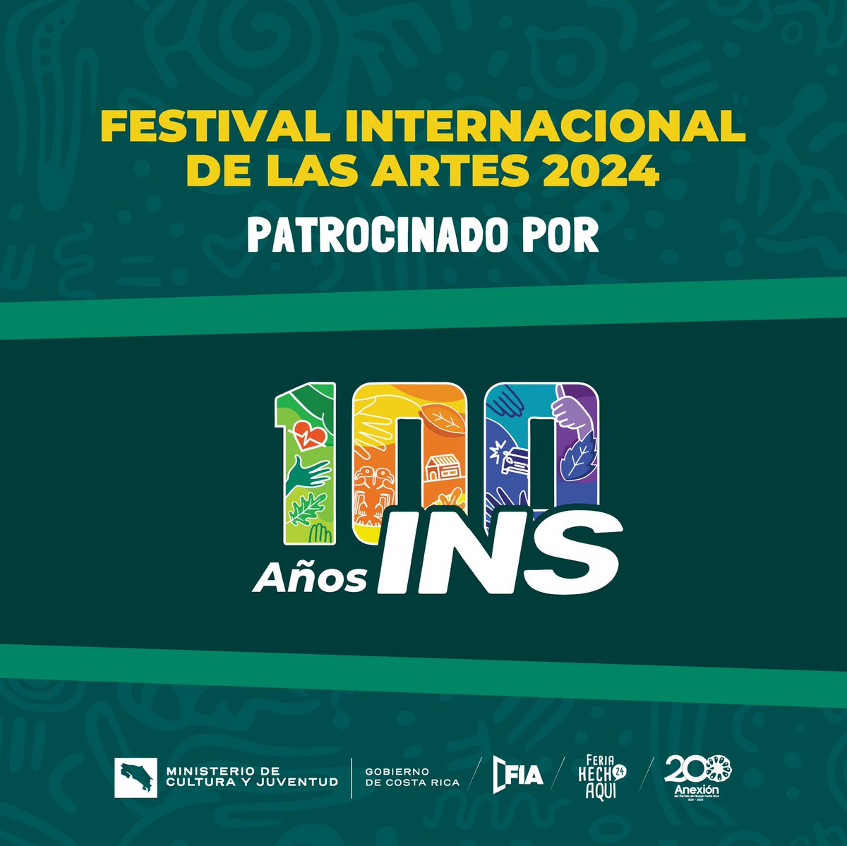 CPAC_CR's tweet photo. #PatrocinadoresFIA2024 | El apoyo de @grupo_ins en el marco del Festival Internacional de las Artes ha sido vital para nosotros y celebramos su compromiso con el arte y la cultura que enriquece nuestro país 🇨🇷

¡Un festival que trasciende fronteras! https://t.co/wfsp8TFQjr
