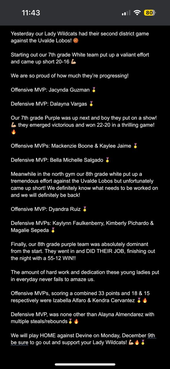 CoachG1124's tweet photo. eyes on the prize, no time for the noise 🏆

55-12, 2-0 🏀 https://t.co/Q4P0ja7oOu