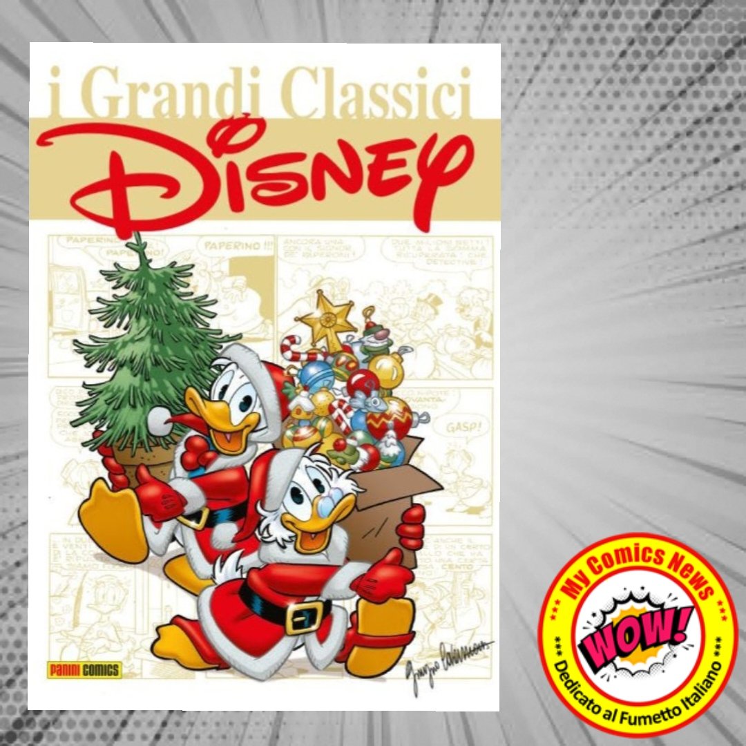 #Edicola
'I GRANDI CLASSICI DISNEY' 108 – Ultima uscita dell’anno: dedicato a Sergio Asteriti, con "Pippo e la vacanza culturale". Introduce le danze "Paperino apprendista detective", mentre la Sezione Superstar sarà dedicata a quattro storie di sapore aureo.