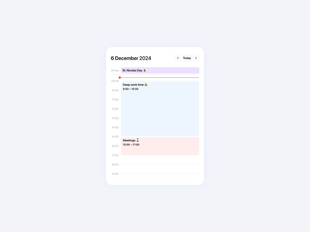 HDenysiuk's tweet image. An ideal workday could look like this: 
🕘 9:00 - 15:00 – deep work, no distractions, just you and your ideas (don&apos;t forget to take a break for lunch)
🤝 15:00 - 17:00 – time for meetings and team brainstorming.
What does your ideal schedule look like?
#designthreads…