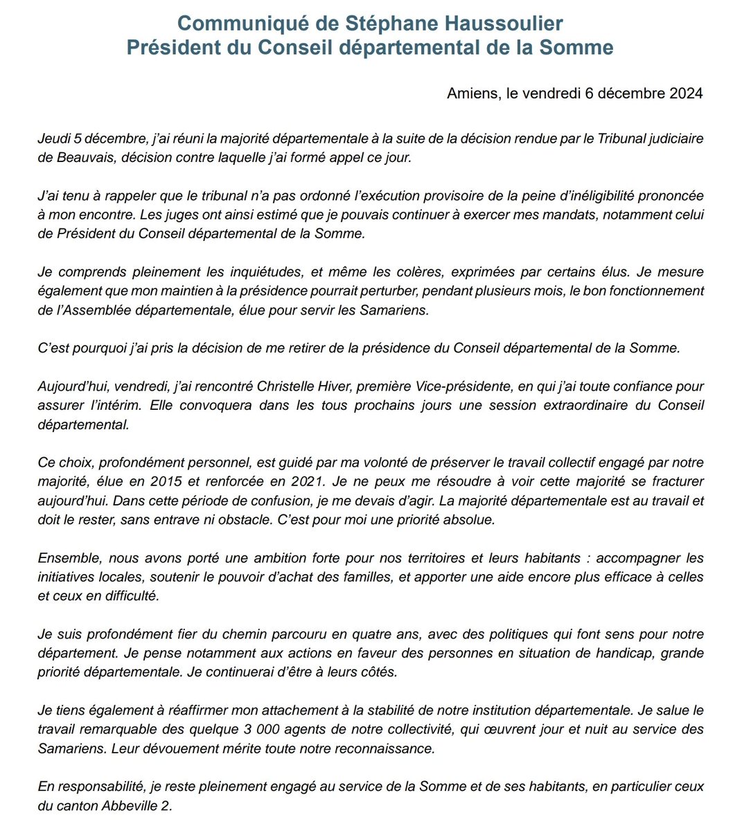 Stéphane Haussoulier tweet media