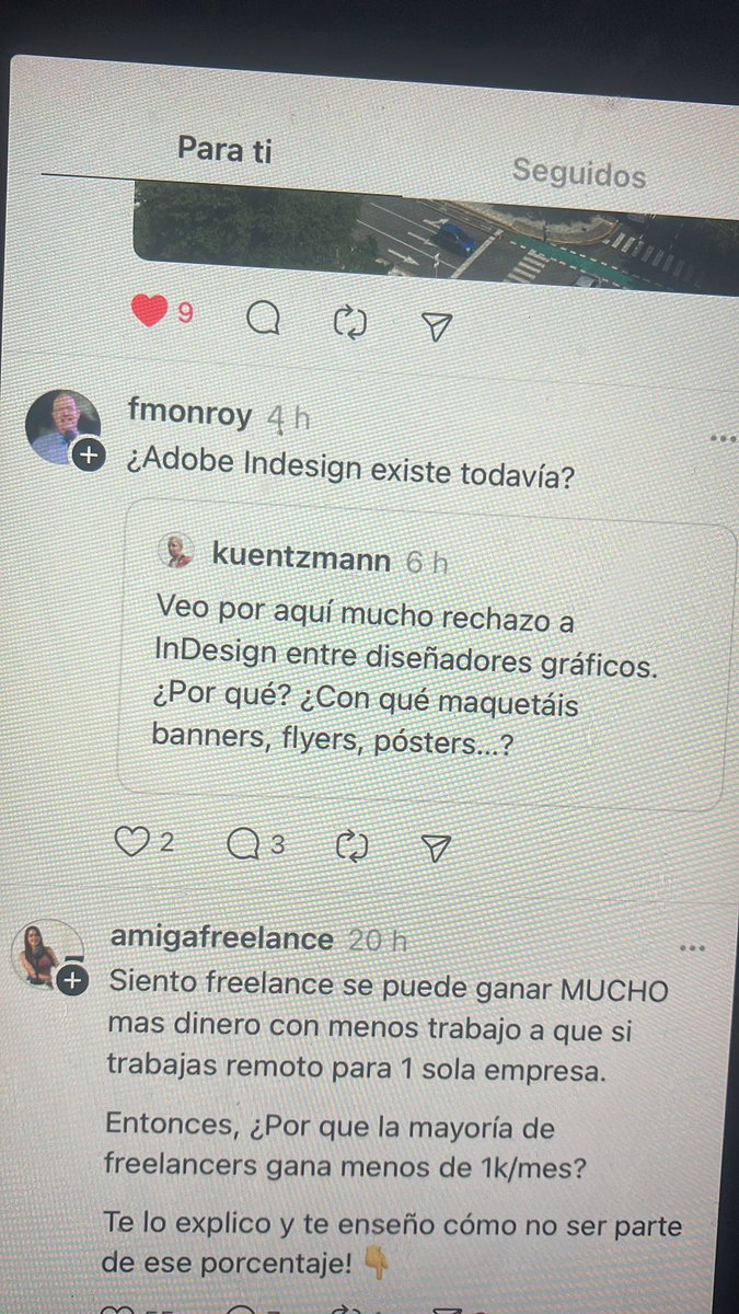 xacir's tweet image. La pregunta es Fran Monroy existe todavía? Creo que Indesign está más presente que la cirugia biarática que se realizó