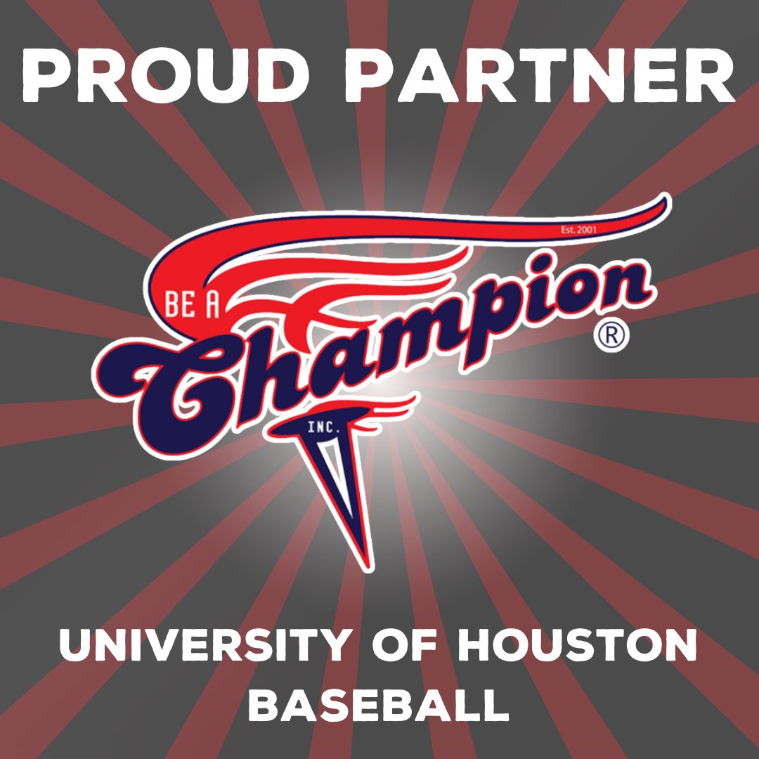 Proud to represent <a href="/UHCougarBB/">Houston Baseball</a> in this amazing partnership with <a href="/BEACHAMPIONINC/">Be A Champion, Inc.</a>! Their work in childhood education inspires us all. Follow <a href="/bacchampionath/">Champion Athletes Academy</a> to join the mission! 💯 #BeAChampion #CoogsHouse