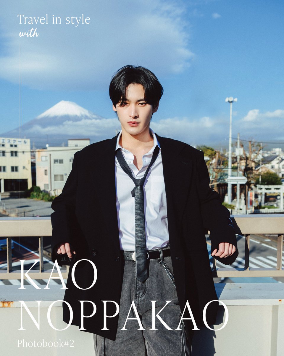 stmdthailand's tweet photo. Travel in style with 
Kao Noppakao Photobook#2
Pre-order 9 Dec 2024
#KaoNoppakaophotobook https://t.co/hm8zg0AySF