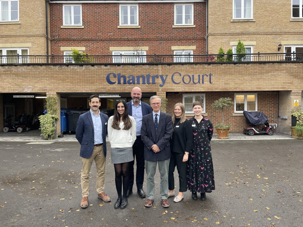 Nice to meet residents and staff at Chantry Court Westbury today and to discuss the future of independent living for older people.