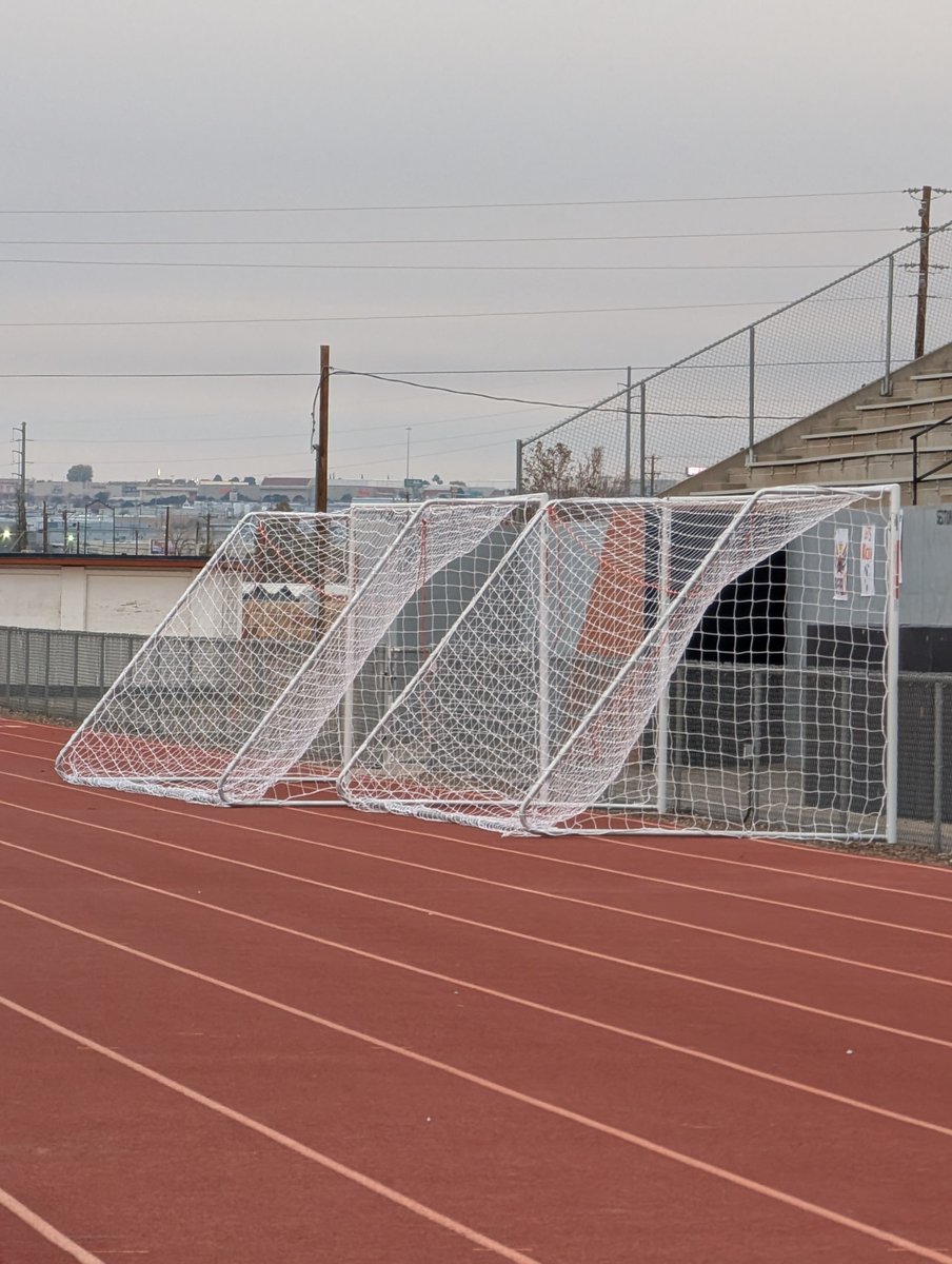 BAHS_GSoccer's tweet photo. Thank you, @Msegovia134 , for providing us and @RickRiv28885243 @YISDAthletics1 with new goals! They are already making a difference in our programs. https://t.co/duLraiozny