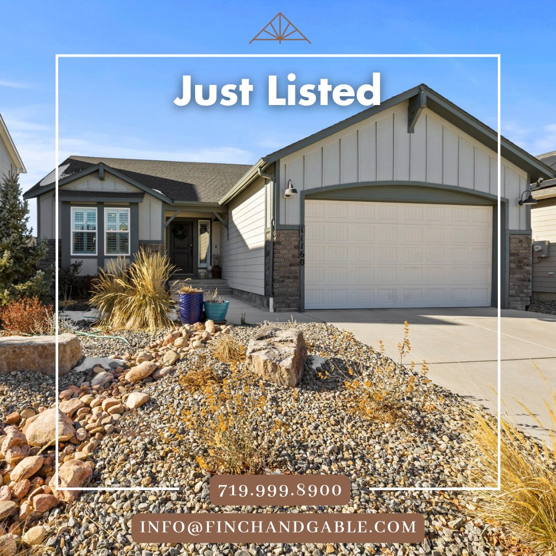 jasondanielscos's tweet photo. 🏡 Just Listed!
📍 11160 Galaxy Hunter Drive, Colorado Springs, CO, 80908
🛌 2 Bedrooms 🛁 2 Bathrooms
💰 $525,000
📍 Don’t wait—schedule your showing today!
#justlisted #coloradosprings #coloradorealestate #finchandgable #MoveUp https://t.co/Iv17V8Zk1R