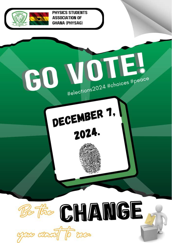 Exercise your civic right! 🗳️ Go out confident tomorrow and cast your vote for a better Ghana! 🇬🇭 Your voice matters, your vote counts! 💪 #GhanaDecides2024