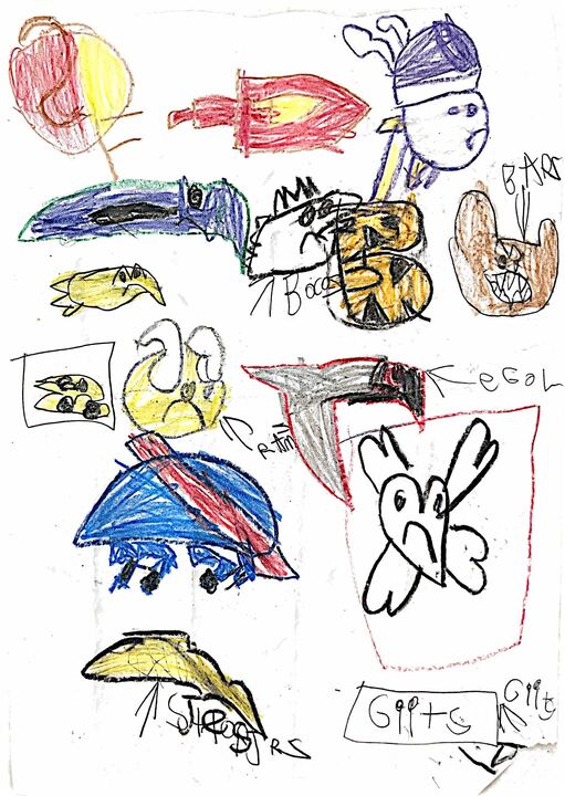 My 6-year-old is obsessed with football and loves recreating <a href="/NFL/">NFL</a> logos from memory. Here’s his latest masterpiece from school. I might be biased but the <a href="/Vikings/">Minnesota Vikings</a> is my fav. 🥹🏈