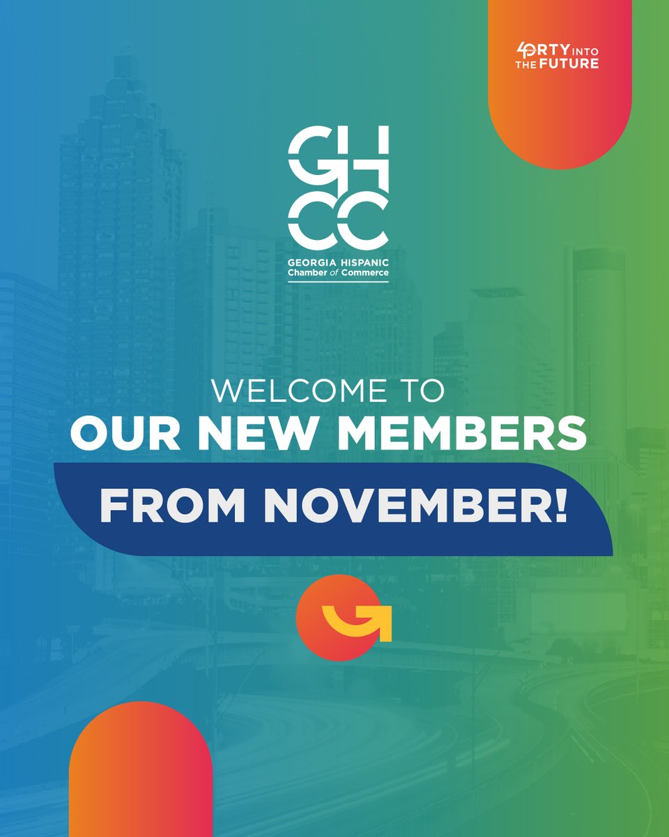 GHCC_news's tweet photo. 🎉 Welcome to the #GHCC family, November members! We’re excited to welcome:
🤝 Javier Menjivar (#HypeMembership)
🤝 Gardenia Medical Care
🤝 @nextlvlambition
🤝 Smarket LLC
🤝 @uofnorthgeorgia
Join us in celebrating their membership! https://t.co/QTE2of212D https://t.co/1jxUAaVHpE