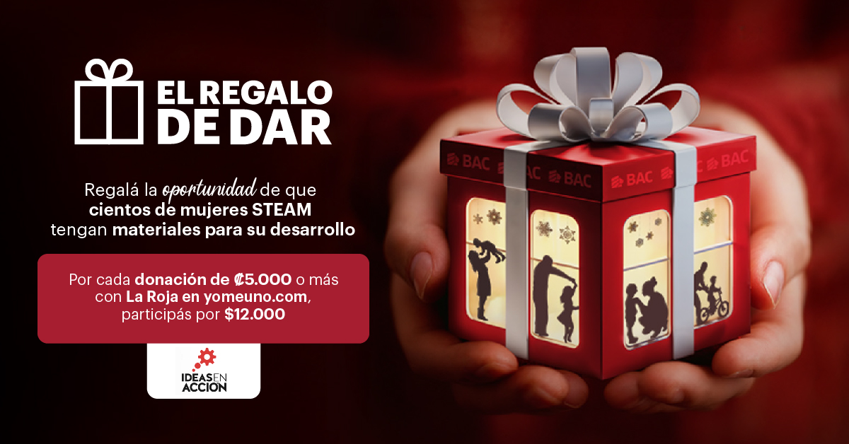 Queremos apoyar a quienes lo necesitan. Unite a #ElRegaloDeDar donando a Ideas en Acción y ayudanos a llevar apoyo económico y material de trabajo. Doná aquí: bit.ly/BAC_ElRegalode… #BACApoyo