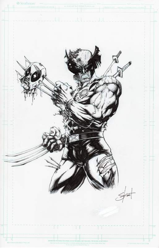 Wolverine Kills Deadpool by <a href="/Skootsart/">Skoot Starnes</a> 
#Wolverine #Deadpool