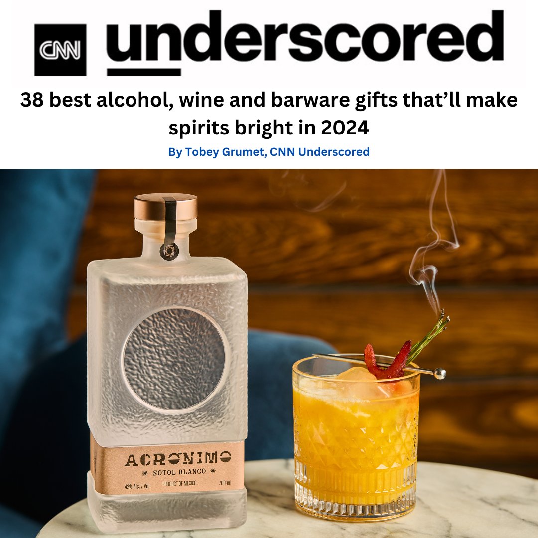 Dave Karraker (@davekarraker) on Twitter photo So wonderful to see all the attention <a href="/RaptorComms/">Raptor Communications</a> client Acronimo Spirits is getting for their innovative Sotol and Gin finished with Sotol, including this great @cnnunderscored piece. amp-cnn-com.cdn.ampproject.org/c/s/amp.cnn.co… So wonderful to see all the attention <a href="/RaptorComms/">Raptor Communications</a> client Acronimo Spirits is getting for their innovative Sotol and Gin finished with Sotol, including this great @cnnunderscored piece. amp-cnn-com.cdn.ampproject.org/c/s/amp.cnn.co…