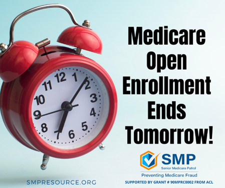 lifespannv's tweet photo. Friendly Reminder! 

Tomorrow is the final day of Medicare Open Enrollment! Review and change your plans now—don’t wait until next year! For questions, contact the Nevada Medicare Assistance Program at 800-307-4444. #Medicare #OpenEnrollment https://t.co/Lvv6RkPXqq