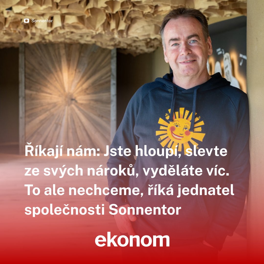 🪴 Sonnentor je na českém trhu již 32 let. Nastal v historii společnosti nějaký zásadní byznysový zlom? Přečtěte si celý rozhovor s jednatelem společnosti Josefem Dvořáčkem. 👉 ekonom.cz/c1-67503850-ri… <a href="/PetrKain/">Petr Kain</a>