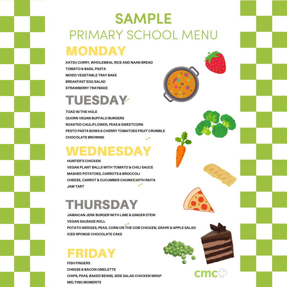 We work with schools to create a menu that teachers and pupils alike can agree on! 😋

What will you be adding to your menu? 🍽️

🍝CMC School food
🍽In-house Catering Consultants for schools &amp; colleges
📞 07791282704
📧enquiries@cmcschoolfood.co.uk
💻cmcschoolfood.co.uk