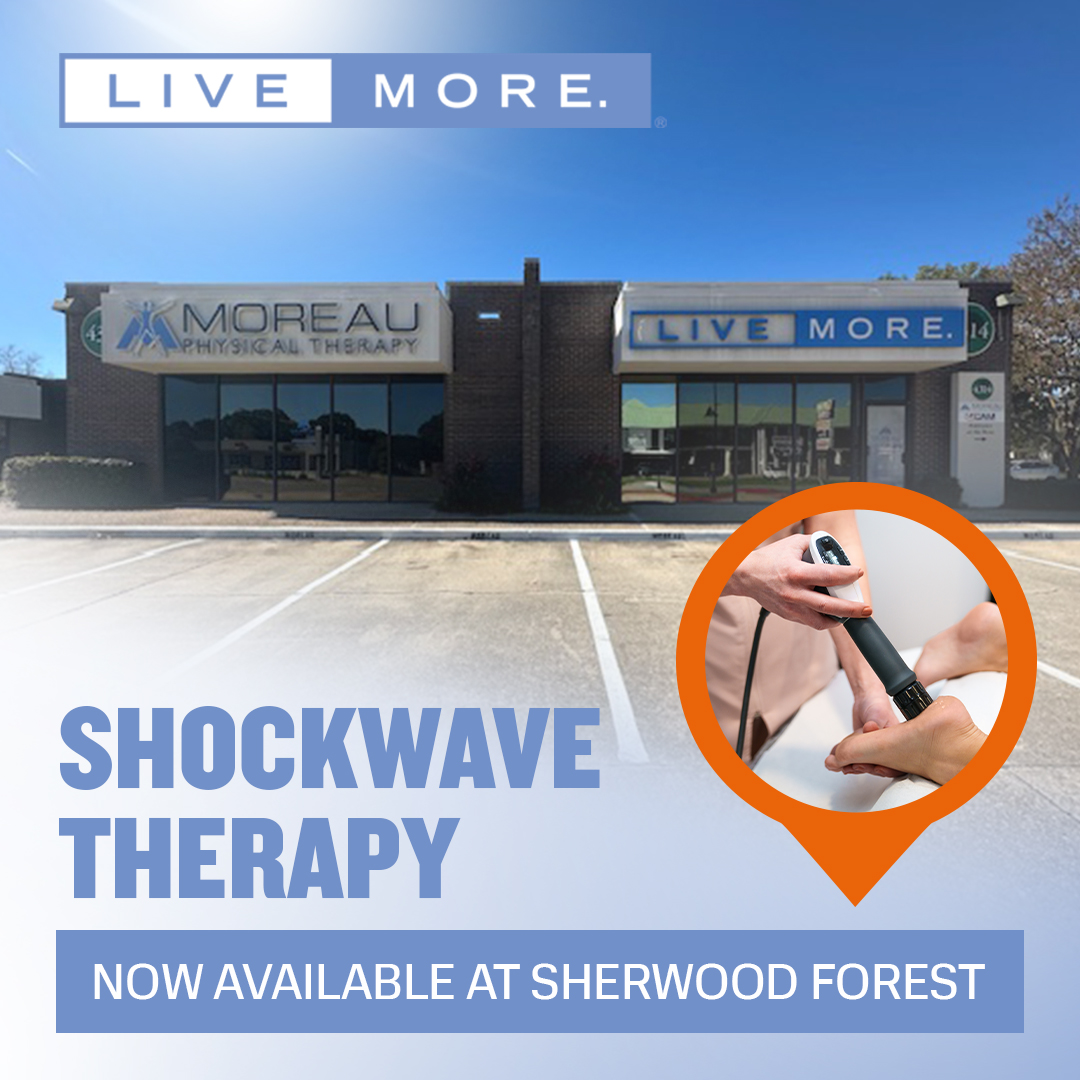 moreaupt's tweet photo. 🚨New service alert!🚨
Shockwave Therapy is now available at our Sherwood Forest location! 🎉 Whether it’s chronic pain or stubborn injuries, we’ve got the solution you’ve been waiting for. 💪 

🖥 https://t.co/t1CXrK0PEI
📱855-483-6673

#MoreauPT #LiveMore #ShockwaveTherapy https://t.co/3bqGT4b5KX