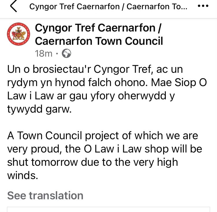 NI FYDD Y SIOP YN AGORED FORY

THE SHOP WILL NOT BE OPEN TOMORROW