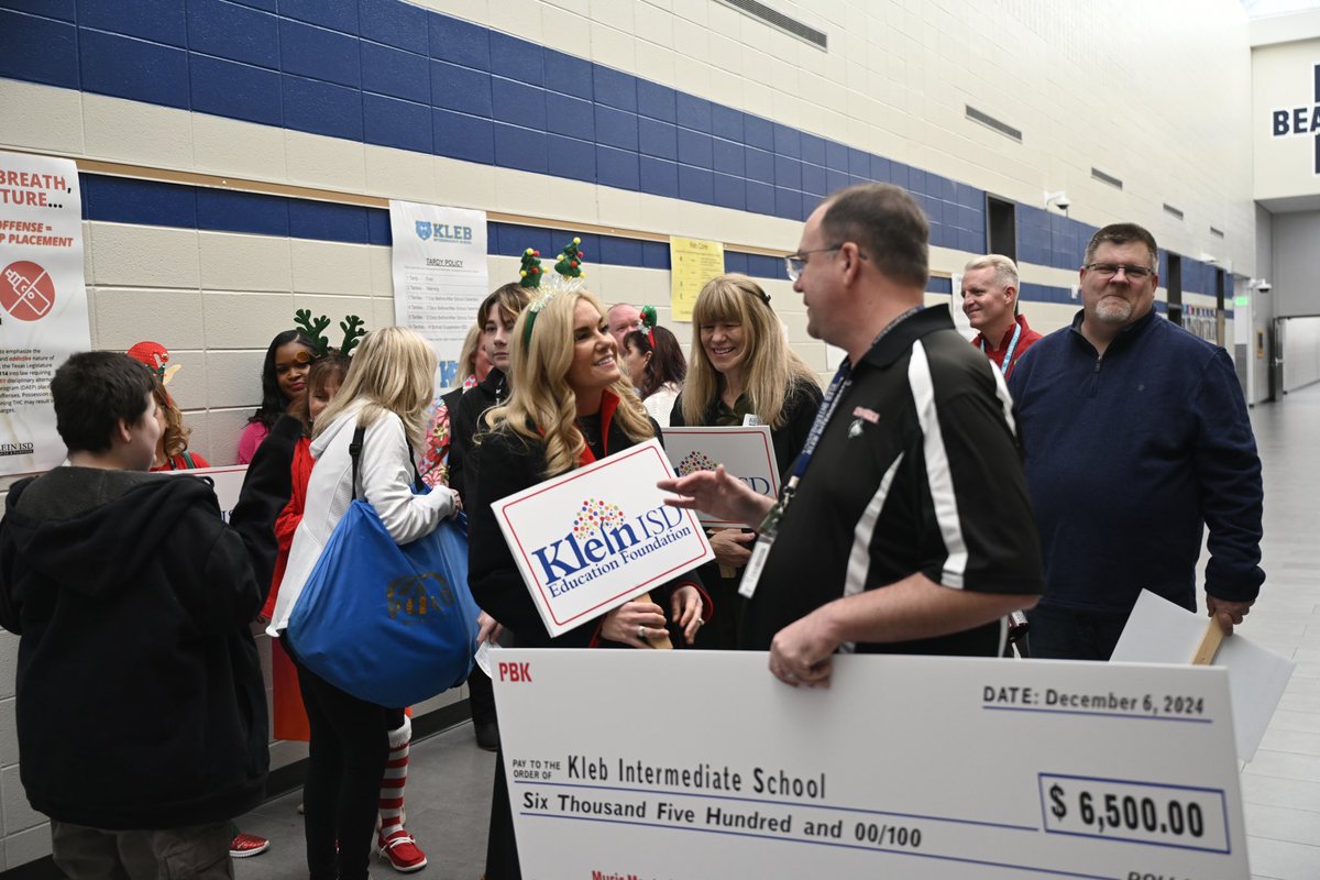 LOVED hearing about how Kleb Intermediate plans to expand their Music Mentoring program! With this grant, more students will have the chance to learn guitar and develop leadership skills. Special thanks to Casey Benoit for bringing music and mentorship to more kids. 🎸🎶💙