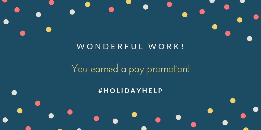 Congrats! @<a href="/UHouston/">University of Houston</a> University of Houston student Jazmyn Broussard from our office in The Woodlands earned their first promotion! #UH #Houston #GoCoogs <a href="/CoogCareers/">UH Career Services</a>

#HolidayHelp #HolidayWork #PartTimeWork #Sales