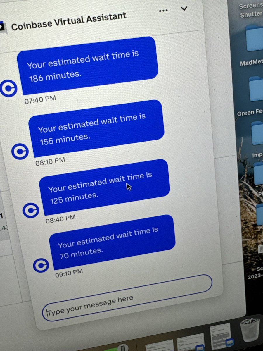Tania Tare (@taniatare) on Twitter photo lol <a href="/brian_armstrong/">Brian Armstrong</a> I did wait the full 737minutes btw……. Anyone else loving this life? #coinbasesupport lol <a href="/brian_armstrong/">Brian Armstrong</a> I did wait the full 737minutes btw……. Anyone else loving this life? #coinbasesupport