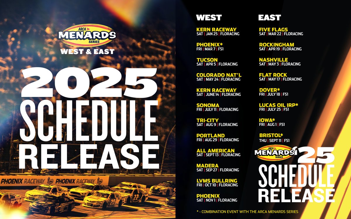 ARCA Menards Series tweet media