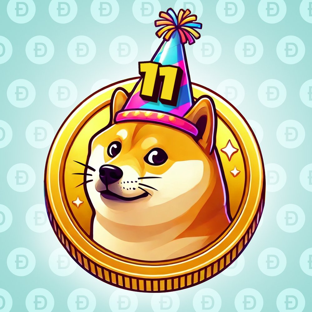 RedRocketMeme's tweet photo. 🎉 Happy 11th Birthday, Dogecoin! 🎂🐕
Launched Dec 6, 2013, this iconic meme-coin has shown the world that humor + community = impact. Here's to 11 years of shibes, memes, and moon-worthy fun! 🌕✨ #DogecoinBirthday https://t.co/YrRYwm18RK