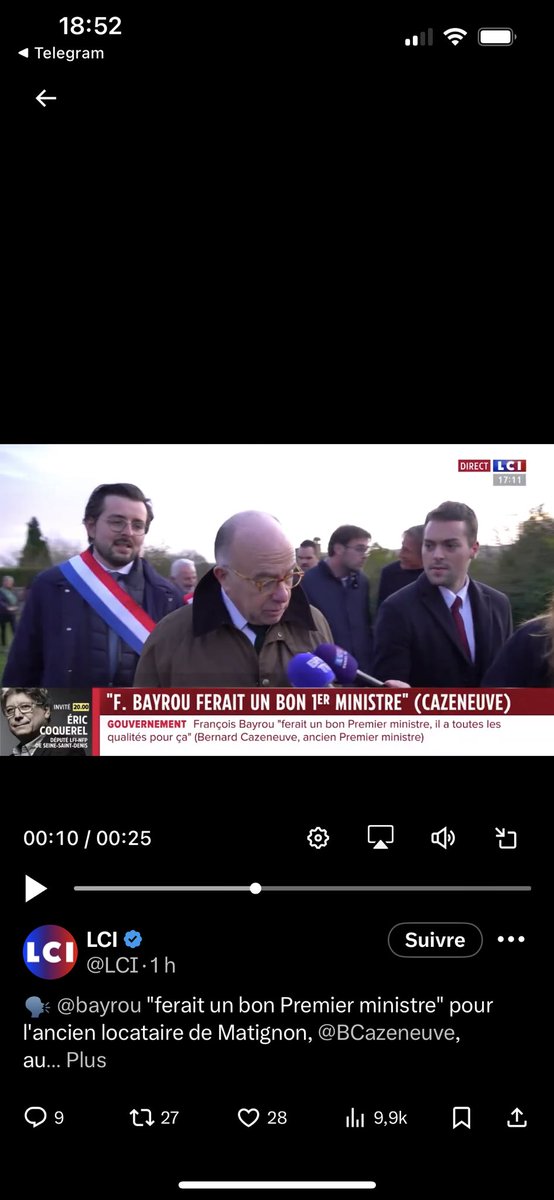 terlez's tweet photo. En 2022, @p_brun clamait “Mélenchon Premier ministre”.
En 2024, réélu avec le NFP et l’aide de LFI, il s’allie également avec le RN pour le vote de la #MotionDeCensure. 
Et maintenant il s’affiche avec @BCazeneuve soutenant @bayrou PM.
Après quoi court-il ? Pas la cohérence… https://t.co/8YTRS3Lrm1