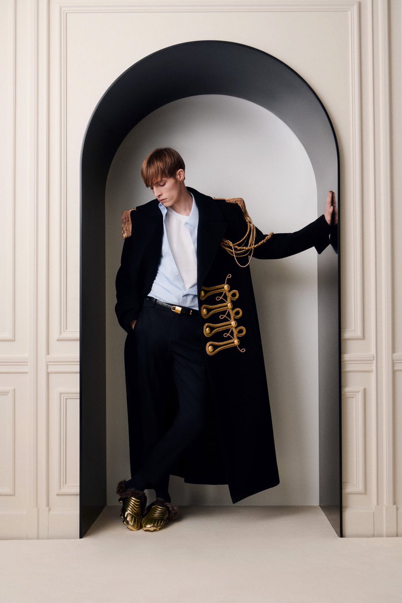 jacquemusx's tweet image. The coats in this new Balmain Men collection are simply delicious 🤤