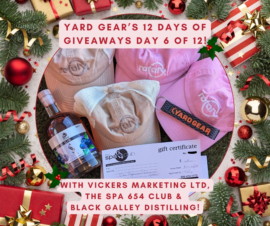 🎄🎉Day 6 of 12 Days of Giveaways!🎉🎄

Today’s prize pack is brought to you by Vickers Marketing LTD, The Spa 654 Club, The Squeeze and Black Galley Distilling!

Visit our Facebook page and follow the rules carefully to enter! 🤞