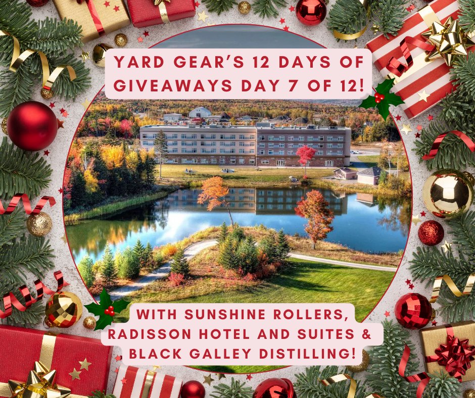 🎄🎉Day 7 of 12 Days of Giveaways!🎉🎄

Today’s prize pack is brought to you by The Radisson Hotel and Suites, Sunshine Rollers Skate Shop and Black Galley Distilling!

Visit our Facebook page and follow the rules carefully to enter! 🤞