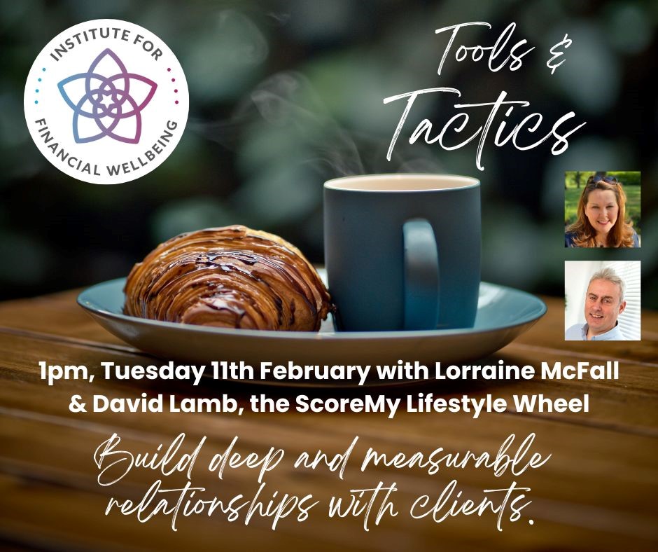 At our next #ToolsandTactics (1pm, Tues 11th Feb), David Lamb from ScoreMy joins <a href="/LorraineMcFall/">Lorraine McFall</a> to introduce: ‘Build deep and measurable relationships with clients.’ Bring your own questions &amp; answers too. Non-member? Come free once, then join! Book here: theifw.kartra.com/calendar/TTFeb…