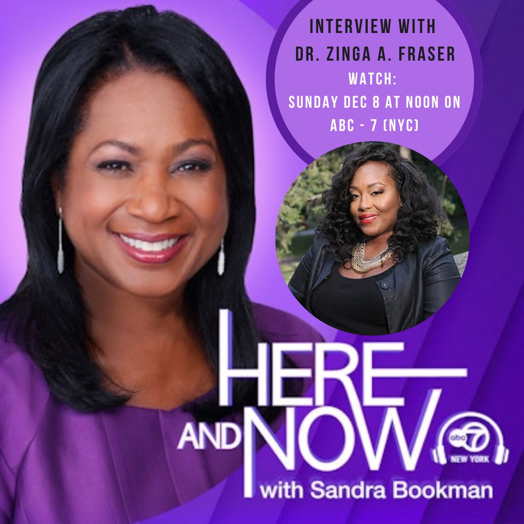 The Shirley Chisholm Project (@chisholmproject) on Twitter photo SUNDAY | Watch SCP Director <a href="/FraserZinga/">Dr. Zinga Fraser</a>'s interview on "Here and Now" with <a href="/SandraBookman7/">Sandra Bookman</a>. To watch the interview in New York, tune into Channel 7 <a href="/ABC7NY/">Eyewitness News</a> at noon on Sunday, Dec 8th.
#ShirleyChisholm #chisholm100 #ABCNews #hereandnow #nyc SUNDAY | Watch SCP Director <a href="/FraserZinga/">Dr. Zinga Fraser</a>'s interview on "Here and Now" with <a href="/SandraBookman7/">Sandra Bookman</a>. To watch the interview in New York, tune into Channel 7 <a href="/ABC7NY/">Eyewitness News</a> at noon on Sunday, Dec 8th.
#ShirleyChisholm #chisholm100 #ABCNews #hereandnow #nyc
