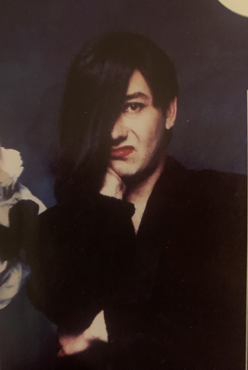 Bob Mortimer dressed as Phil Oakey