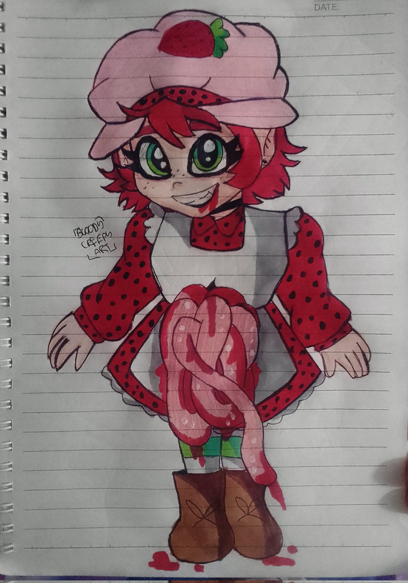BloodyDraw's tweet photo. 🍓✨ strawberry shortcake+ g0re ✨🍓 
#strawberryshortcake #strawberryshortcakefanart #gore #goretober #goredraw #goredrawing #mydrawing #draw #fanart #art https://t.co/awbPwYsQ6a
