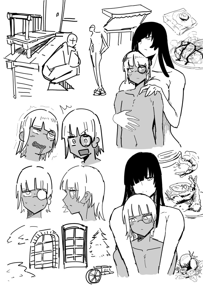 寝る前に食いもんを描く練習をしないほうが良い 