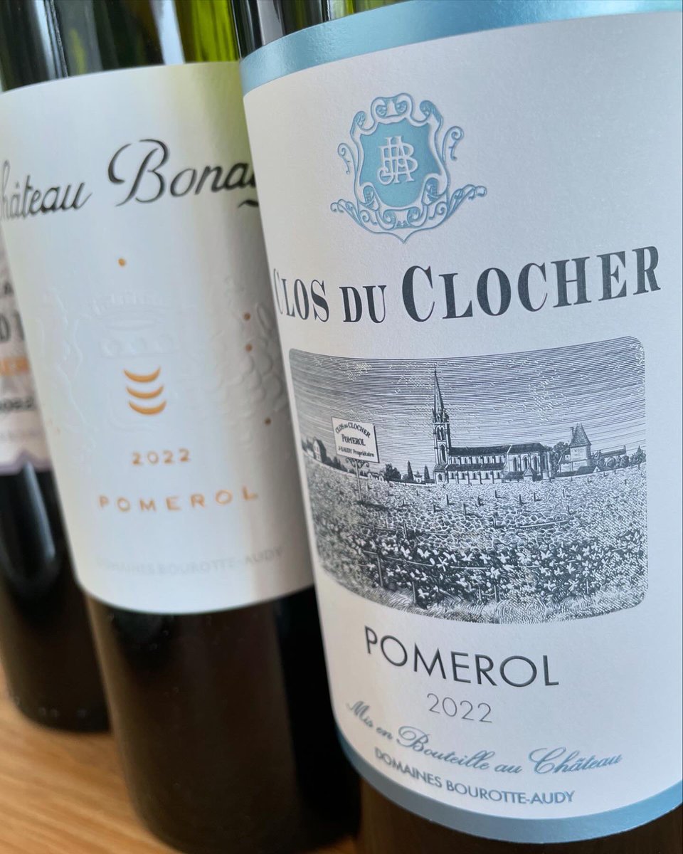 chriswinedoctor's tweet photo. Getting stuck into the right bank now, kicking off with a few nice 2022 Pomerols. #vcc #vieuxchateaucertan #egliseclinet #closduclocher #lepin #pomerol #bordeaux #wine https://t.co/tGBlX0nOF5