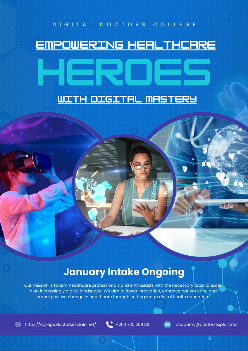 DocsExplainFM's tweet photo. π Welcome to #DigitalDoctorsCollege! Revolutionize your healthcare education with advanced digital skills and expertise. Enroll now: https://t.co/Cv49tjyHyi π»π©Ί #HealthcareEducation #DigitalHealth #MedicalInnovation https://t.co/yAYiwKk5KG