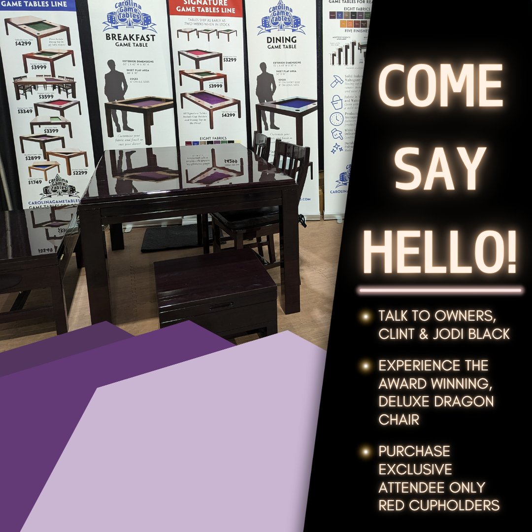 Legacy Game Tables tweet media