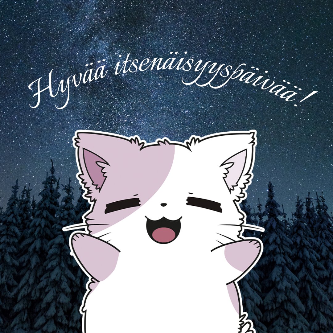 ✨🇫🇮 Manga Cafe toivottaa kaikille hyvää itsenäisyyspäivää! 🇫🇮✨
