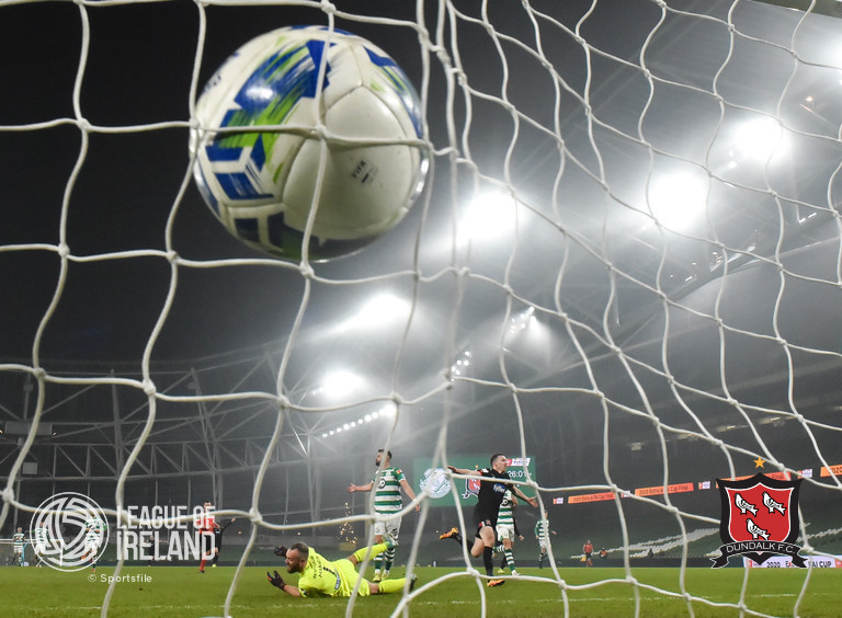 DundalkFC's tweet photo. 🏆 Four years ago today, the strangest but most memorable of days!

🎶 And Davy Mac will score (a hat-trick!) for you! ⚽️ https://t.co/WHpoe7NmMi