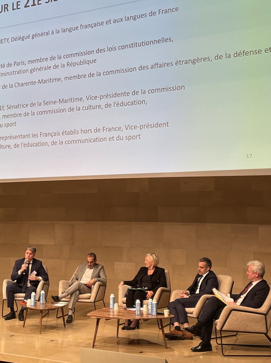mickaelvallet's tweet photo. J’ai eu l’honneur d’intervenir aujourd’hui au colloque de la délégation @languesFR consacré aux trente ans de la loi Toubon à l’@InstitutFrance  aux côtés de mes collègues du parlement @C_MorinDesailly @YanChantrel @PouriaAmirshahi 
L’occasion de rappeler que nombre de nos élites, notamment politiques, ne respectent pas le devoir d’exemplarité en la matière en pratiquant le « globish managerial ». La langue est pourtant un facteur  essentiel de cohésion sociale. 
Là est l’enjeu.

⬇️ Retrouvez ici mes dernières publications sur le sujet.