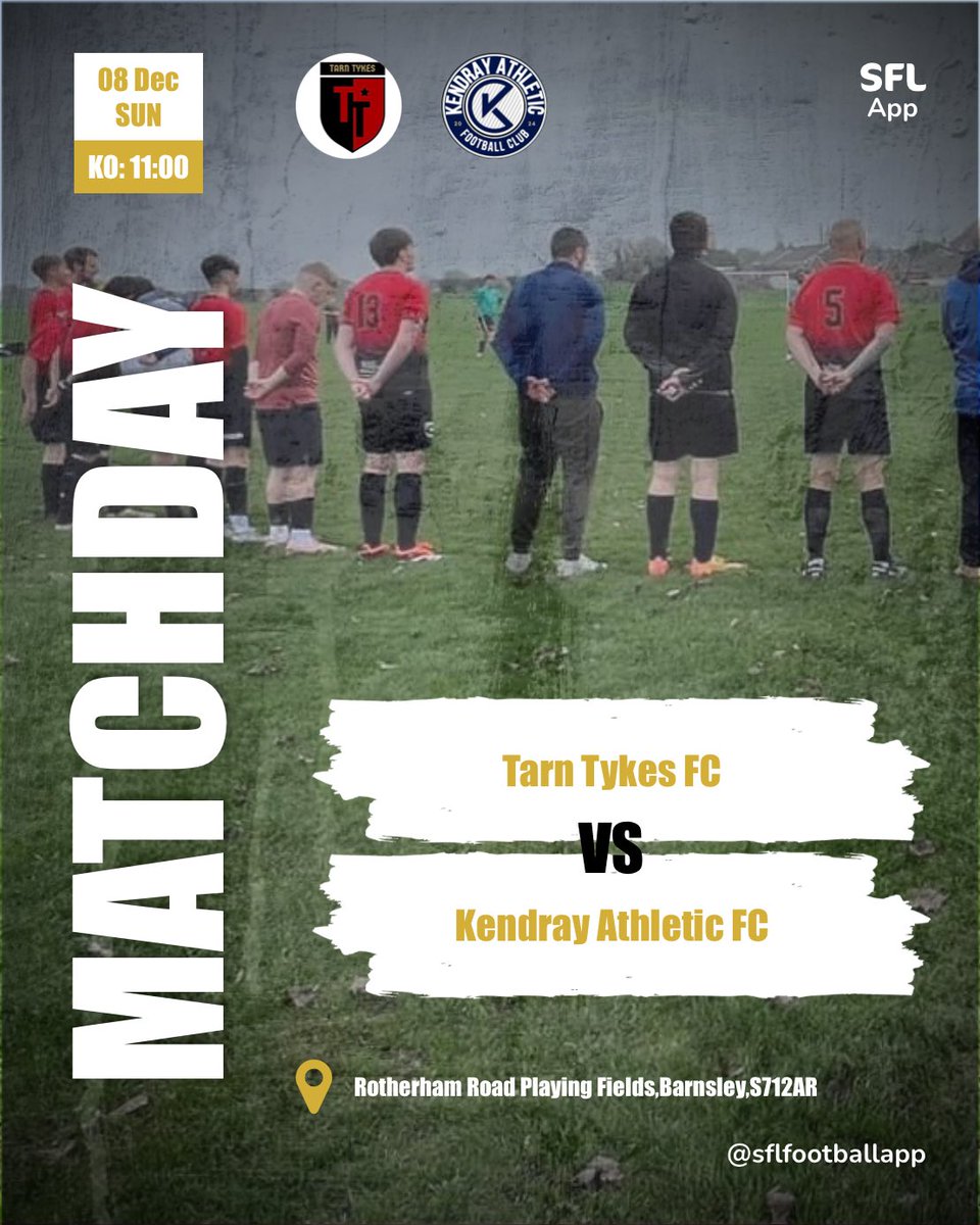 This Sunday we face @KendrayAthFC in the <a href="/BarnsleySunday/">Barnsley And District Sunday League</a> division 1 down on Rotherham road playing fields as we hope to try and seek revenge on our opponents as we lost 2-1 away from home earlier in the season 

UTTT 🔴⚫️🔴⚫️