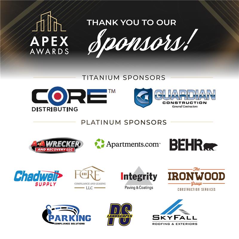 Tonight’s the night! 🎉 We can’t wait to see you at the APEX Awards as we reveal the winners of the Professional &amp; Community of the Year Awards! 🏆

📍 Hyatt Regency Austin
🕕 6 PM

This event is SOLD OUT—huge thanks to our amazing sponsors! 💫 #APEXAwards #AAAEvents