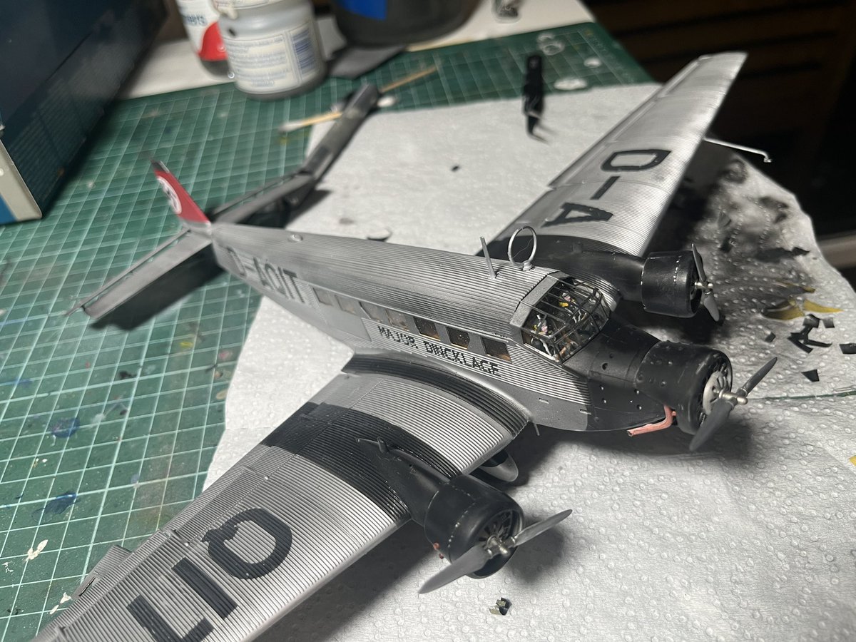 KTMatjOliva's tweet photo. 99% done! #scalemodel #scalemodeller #junkers #jffscalemodels https://t.co/mNdlFbuvz5